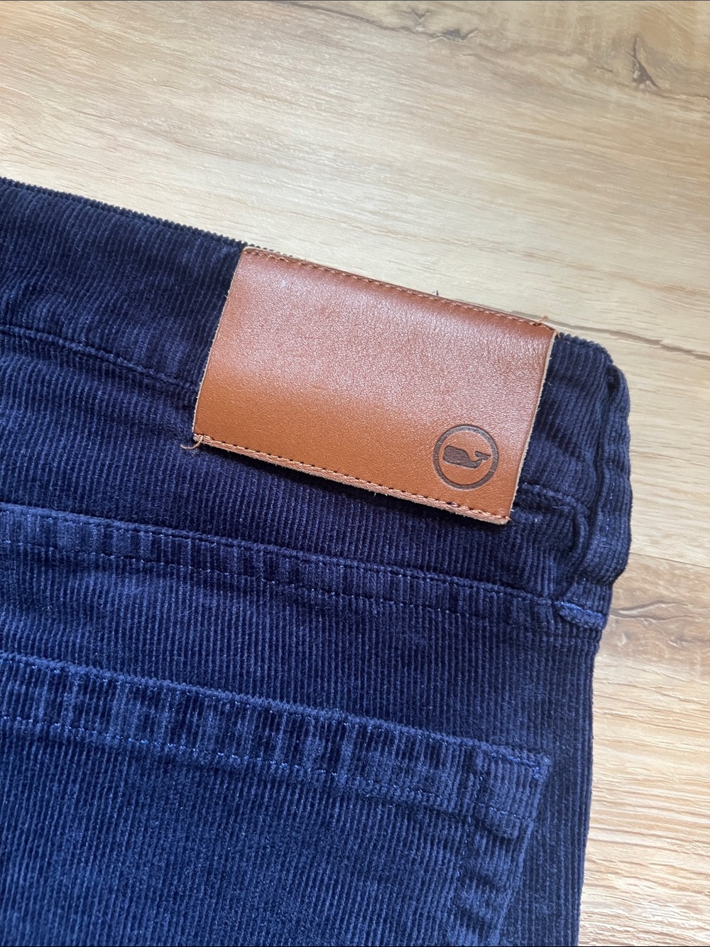 NEW Vineyard Vines Men’s Corduroy 5 Pocket Pants in Navy Blue Size 30 - Picture 6 of 7